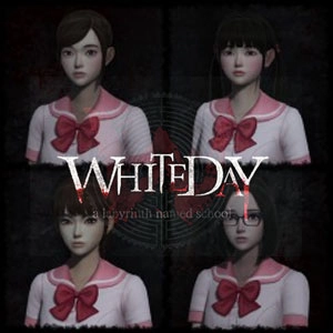 White Day Fashionable School Uniform Set Pc