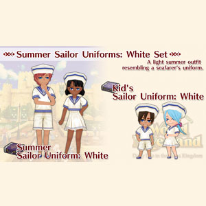 Koop WorldNeverland Elnea Kingdom Summer Sailor Uniforms White Set Nintendo Switch Goedkope Prijsvergelijke