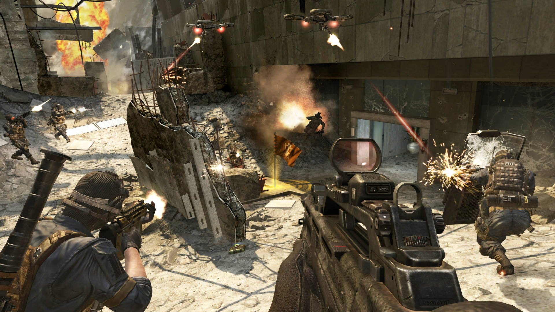Call of Duty Black Ops II multiplayer en zombies context