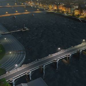 Cities Skylines Content Creator Pack Bridges & Piers Ponte in Pietra a Due Corsie Europea