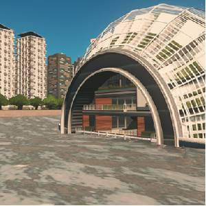 Cities Skylines Green Cities Drijvende Tuin