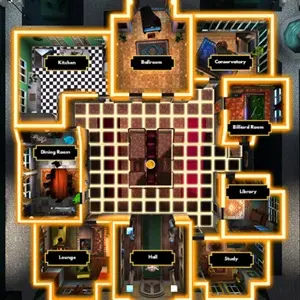 Clue/Cluedo: Classic Edition - Kamers