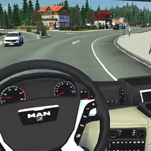 Construction Simulator 3 - Dashboard van de vrachtwagen