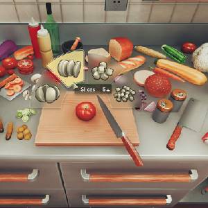 Cooking Simulator 2 Better Together - Tomaat in plakjes snijden