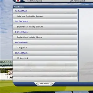 Cricket Captain 2014 - Wedstrijd