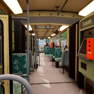 CTS: 2026 - Tram DLC: Tatra KT4D - Kaartjesautomaat