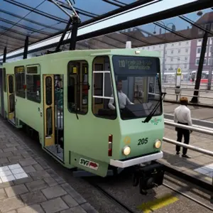 CTS: 2026 - Tram DLC: Tatra KT4D - Busstation