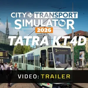 CTS: 2026 - Tram DLC: Tatra KT4D - Video Trailer