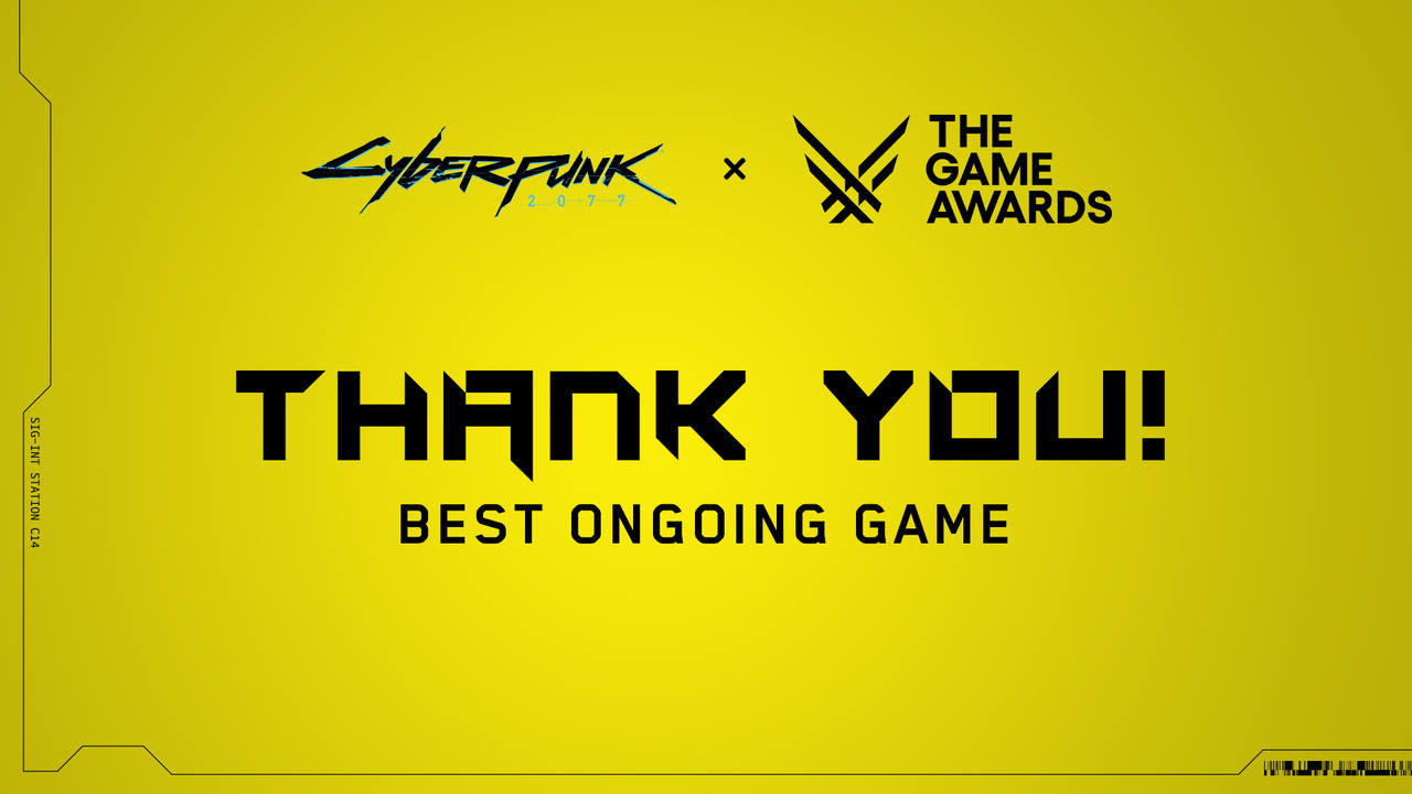 Cyberpunk 2077 Best Ongoing bij The Game Awards 2023
