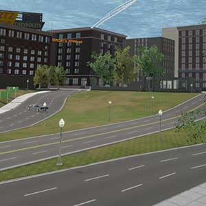 Stad van de gebouwen