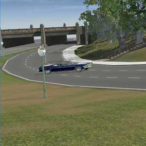 Sportwagen op de weg