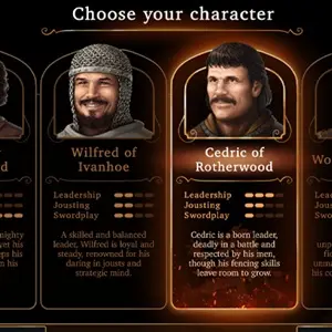 Defender of the Crown: The Legend Returns - Kies je Personage