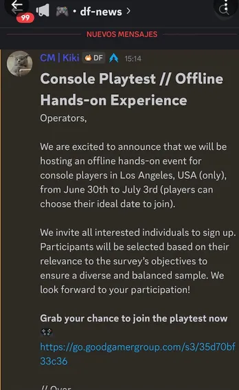 Delta Force Game Console Playtest