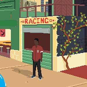 Explore a pixel-art solar system