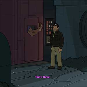 Dexter Stardust Adventures in Outer Space Deur