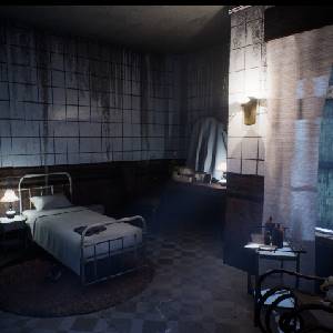 Dollhouse Behind the Broken Mirror - Bed