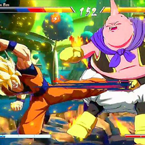 Dragon Ball FighterZ - Majin Buu vs Goku