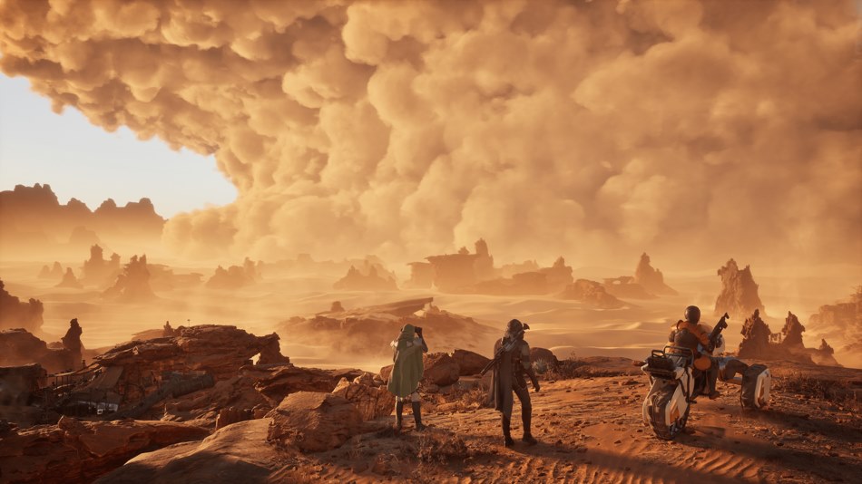 Een key art van Dune Awakening, het nieuwste spel in de Dune-serie