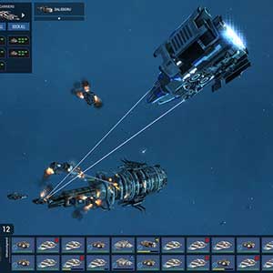 Dust Fleet Aanvallend Ruimteschip