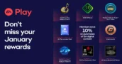Schema met EA Play-ledenbeloningen voor januari 2026