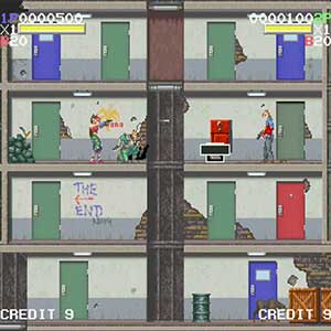 Elevator Action Returns S-Tribute - Gevecht met een Pistoolschot