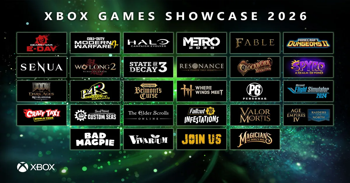 Xbox Game Showcase June 2026 Recap