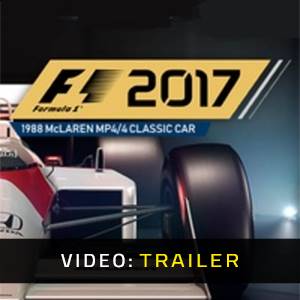 F1 2017 1988 McLAREN MP4/4 Classic Car - Trailer