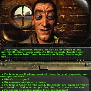 Fallout: A Post Nuclear Role Playing Game - Dialoogsysteem