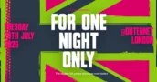 Nieuw For One Night Only Evenement Viert Britse Games in Juli