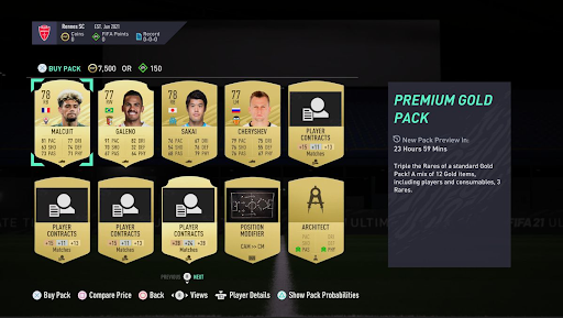 Wat zijn FIFA 22 Preview Packs?