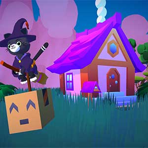 Flying Neko Delivery - Vliegende kat met een pakje