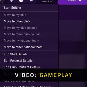 Football Manager 2021 In-game Editor Gameplay Video