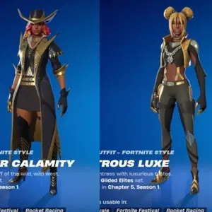 Fortnite Gilded Elites Pack - Cosmetische Kostuums