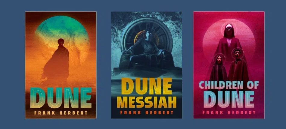 Boeken van Frank Herbert: Dune, Messiah of Dune en Children of Dune
