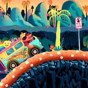 Funtasia - Bochtige rijweg