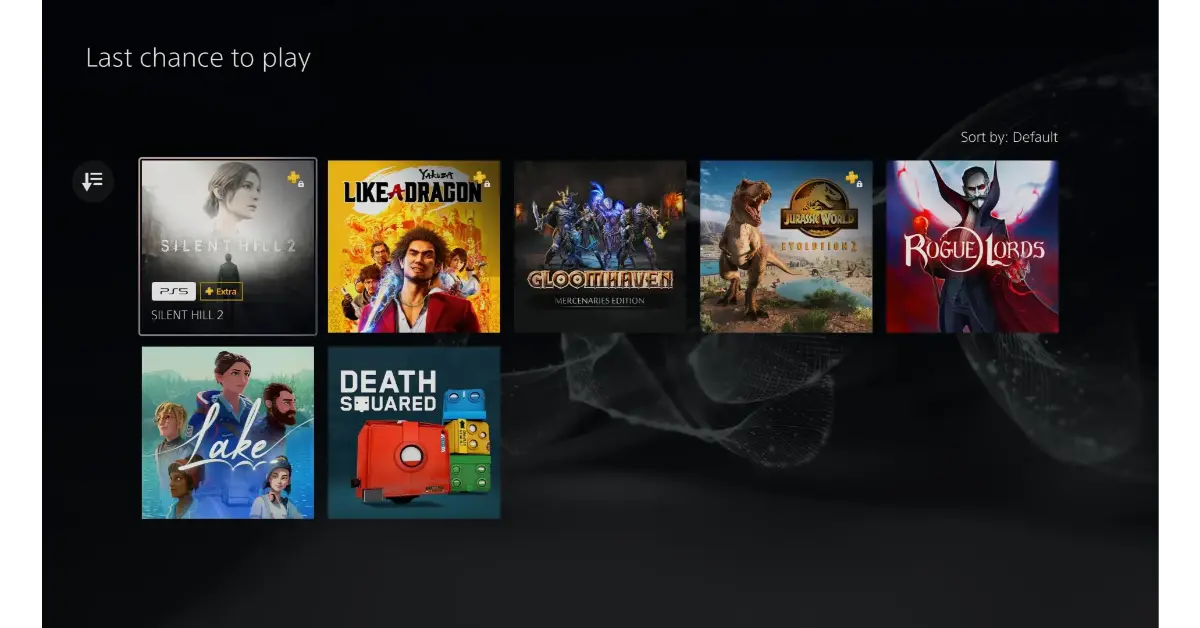 PS Plus Last Chance to Play October 2026