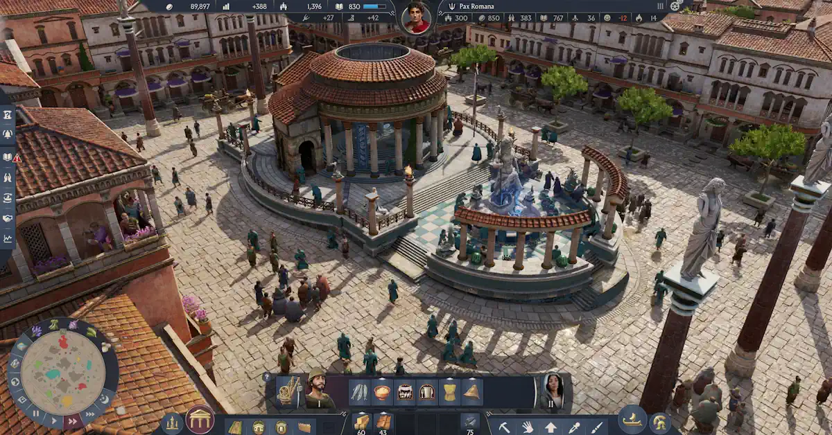 Anno 117: Pax Romana dompelt spelers onder in de grootsheid en politiek van het Romeinse Rijk