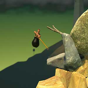 Getting Over It with Bennett Foddy - Verplaats de hamer
