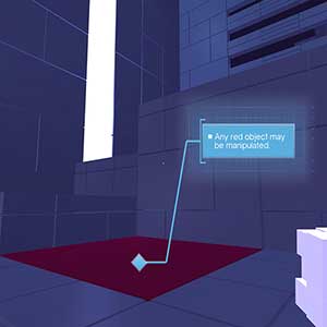 rood voorwerp kan worden gemanipuleerd