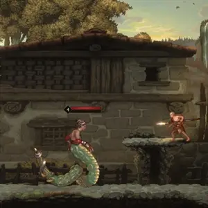 God of War Sons of Sparta - Half slangmonster