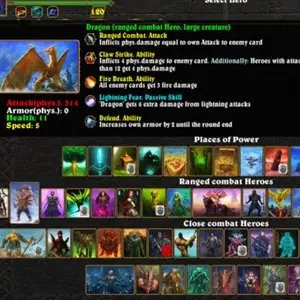 Godless Lands - Selecteer held