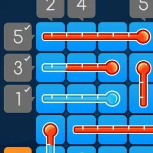 Grids of Thermometers - Moeilijk Niveau