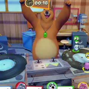 Grizzy and the Lemmings Crazy Party - DJ-opstelling