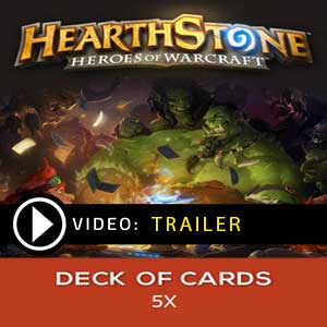 Koop Hearthstone Heroes of Warcraft 5 x Deck of Cards CD Key Goedkoop Vergelijk de Prijzen