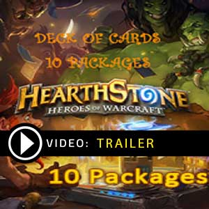 Koop Hearthstone Heroes of Warcraft Deck of Cards 10 Packages GameCard Code Compare Prices