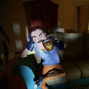 Hello Neighbor - Koffie Drinken