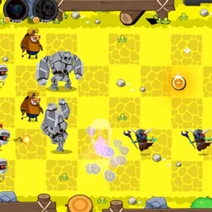 Heroes Battle Awakening - Golem en Tovenaar