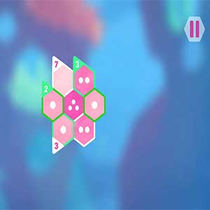 combining the dots inside the hexes