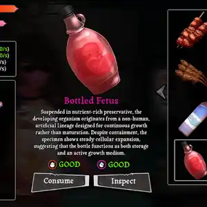Interdimensional Vending Machine - Foetus in een fles