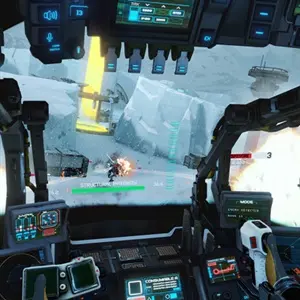 IRON REBELLION VR - Mech Cockpit Weergave